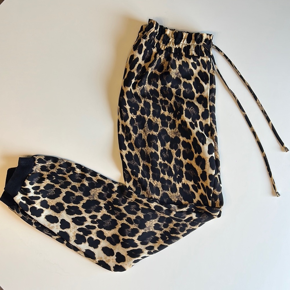 Zara cheetah joggers
